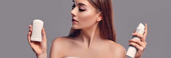 Diferencia entre un desodorante químico y un desodorante natural