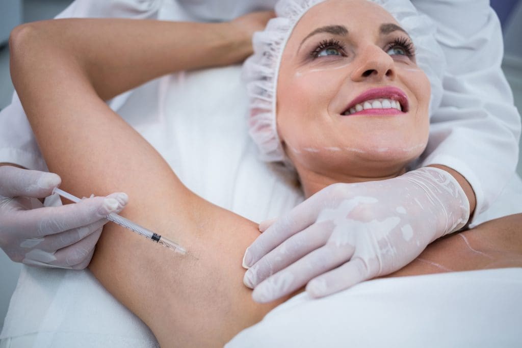 Botox en las axilas